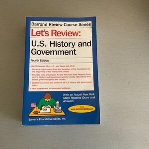 BARRON’S  REVIEW U.S. HISTORY AND GOVERNMENT
